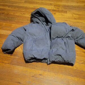 Zara Grey Puffer coat